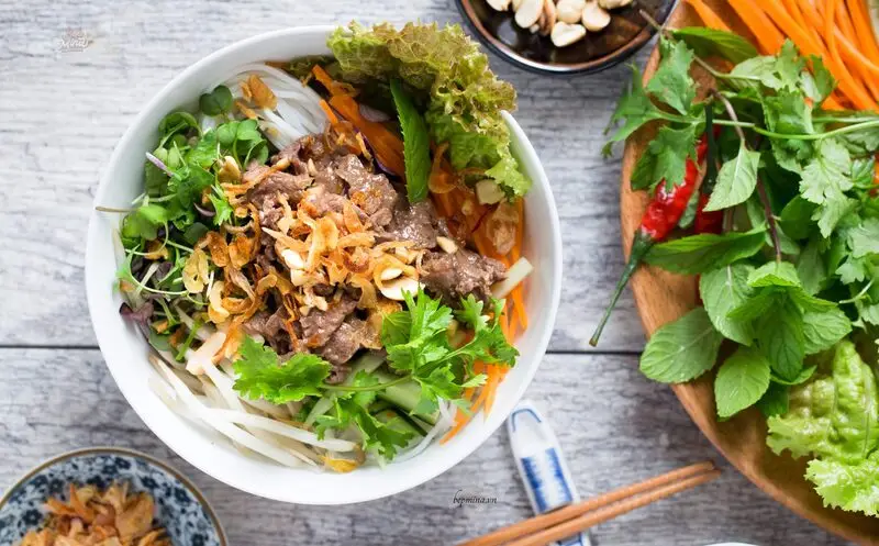 Hình ảnh Combo 3 Bún Bò Trộn Nam Bộ