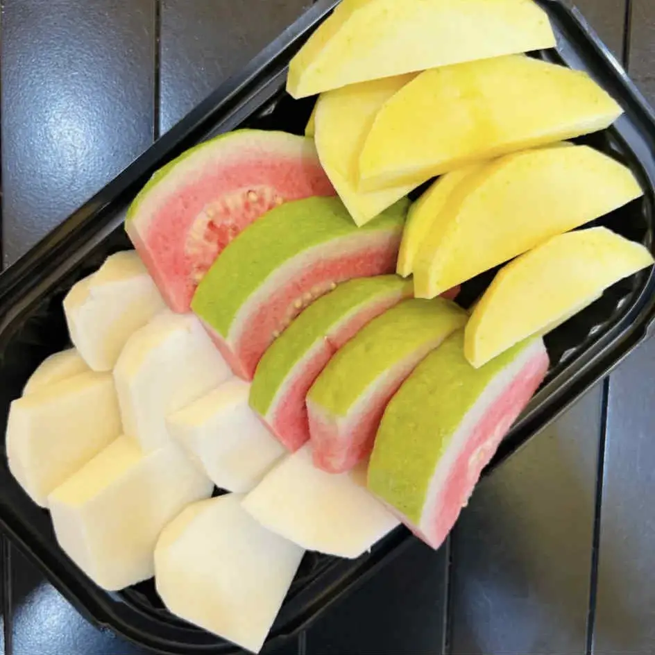 Hình ảnh xoài + ổi + sắn