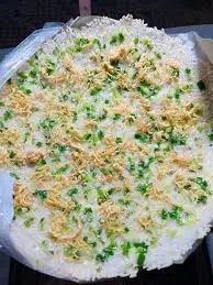 Hình ảnh Cơm cháy chà bông mỡ hành