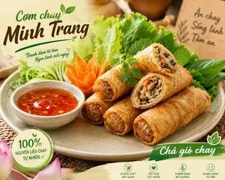 Hình ảnh chả giò chay