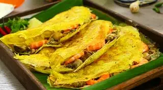 Hình ảnh Bánh xèo Đầy Đủ - Top 1 Miền Tây tặng kèm bánh tráng