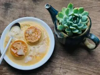 Hình ảnh Flan cà phê cốt dừa