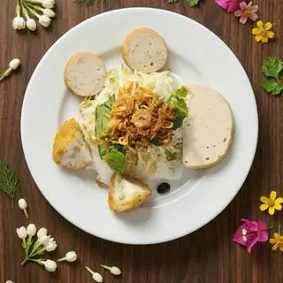 Hình ảnh Bánh ướt chả lụa - chả chiên - bánh tôm