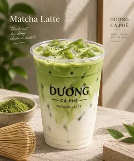 Hình ảnh Matcha latte size M (530ml)