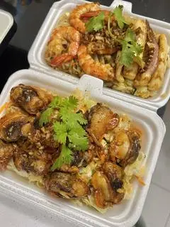 Hình ảnh Miến xào sò lông nhung