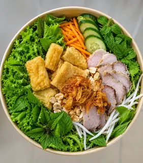 Hình ảnh Bún trộn nước tương