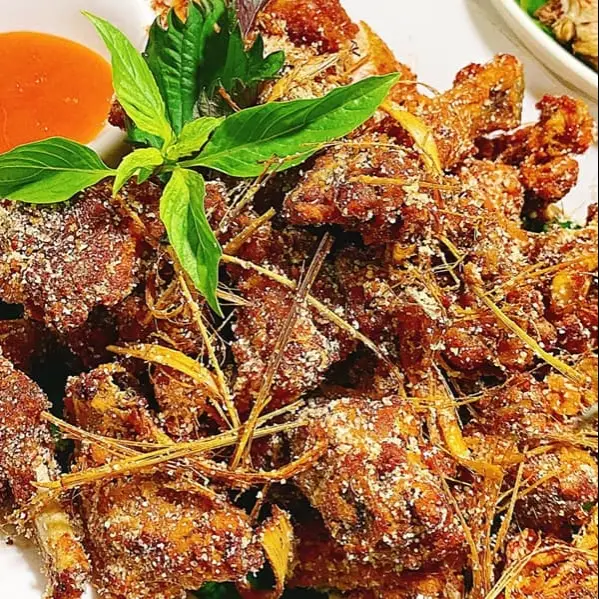 Hình ảnh vịt rang muối 1/2 con