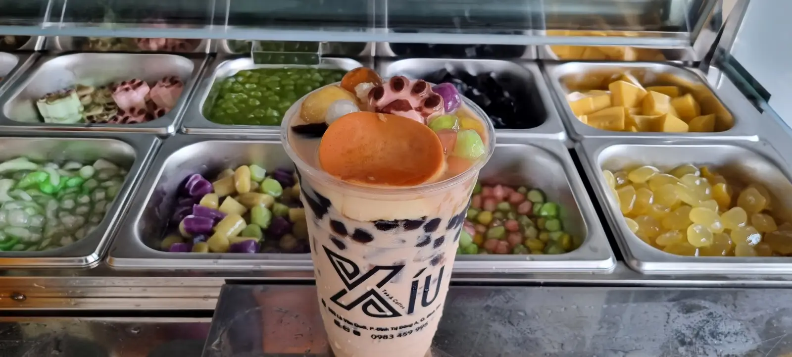 Hình ảnh Trà Sữa Truyền Thống Full Topping