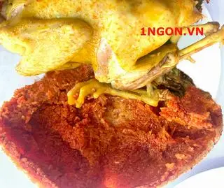 Hình ảnh Size nhỏ -  bó xôi lá dứa hoặc gấc ôm hạt sen