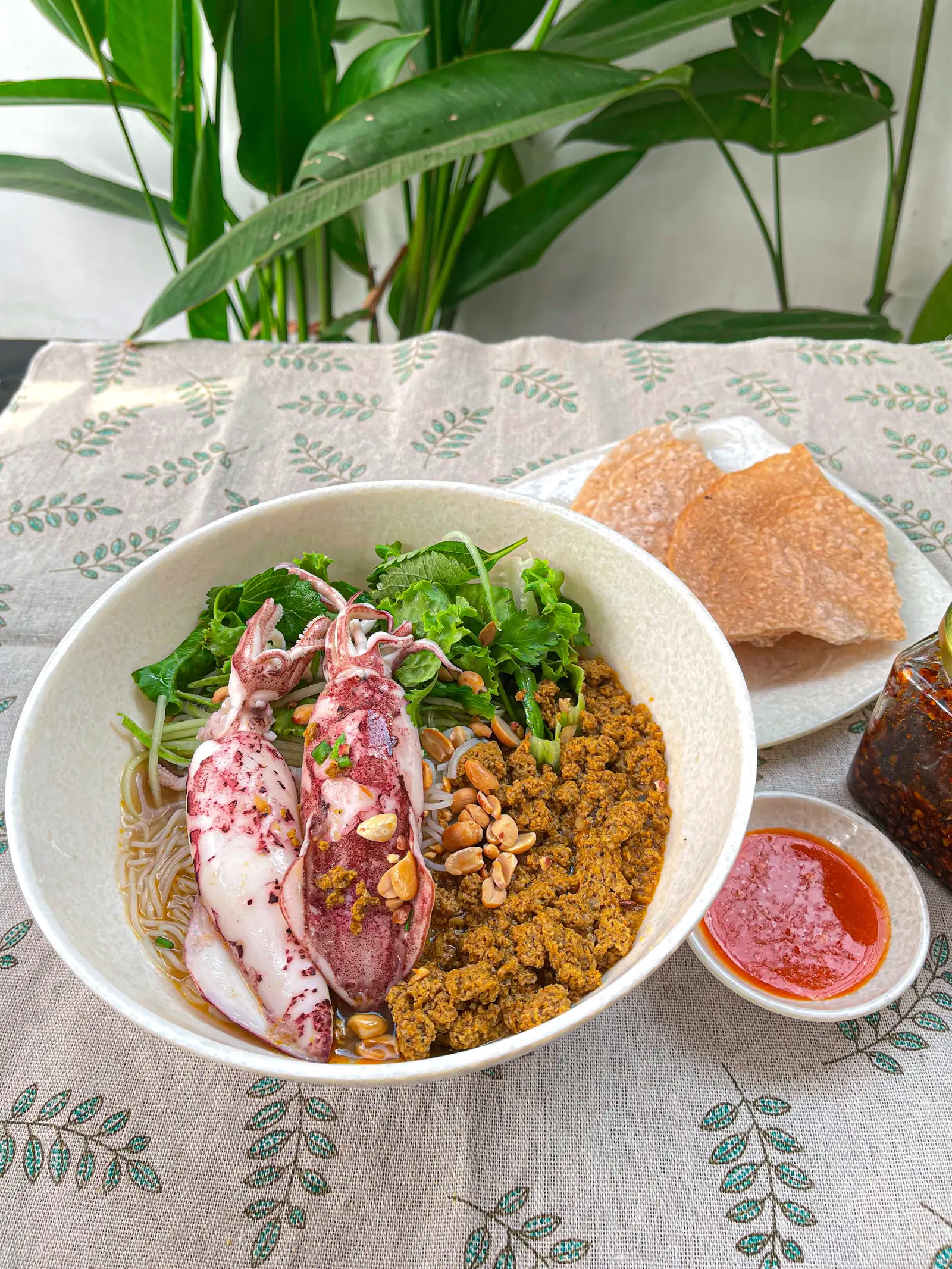 Hình ảnh Bún Rạm - Mực nhảy