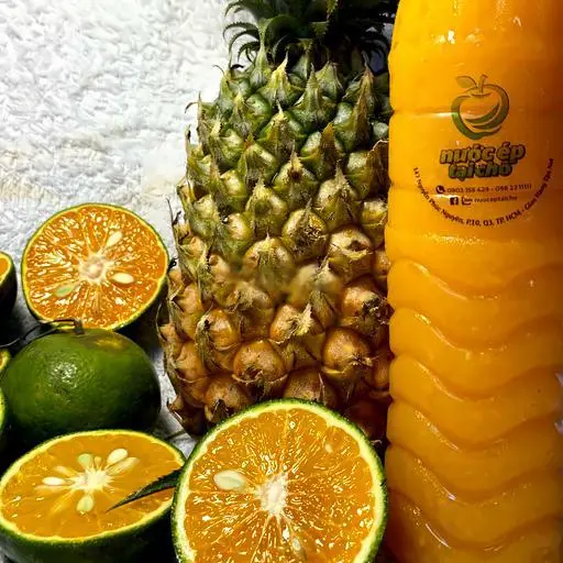 Hình ảnh ÉP CAM THƠM/ Chai nguyên chất, không đường không đá