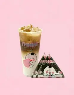 Hình ảnh Combo 2 Cơm Tam Giác+1Sữa Tươi Cafe