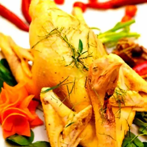 Hình ảnh Gà Hấp Lá Chanh Nửa Con