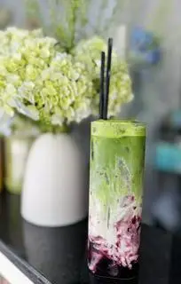 Hình ảnh Matcha việt quất