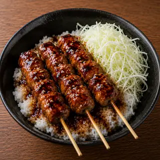 Hình ảnh Cơm gà xiên que kiểu Nhật | 焼き鳥丼