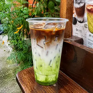 Hình ảnh Matcha latte cà phê