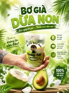 Hình ảnh BƠ GIÀ DỪA NON SIZE M