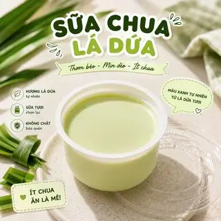 Hình ảnh Sữa chua lá dứa - set 30 hũ