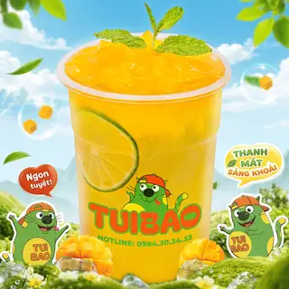 Hình ảnh Trà xoài thạch xoài size L
