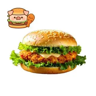 Hình ảnh Burger Gà