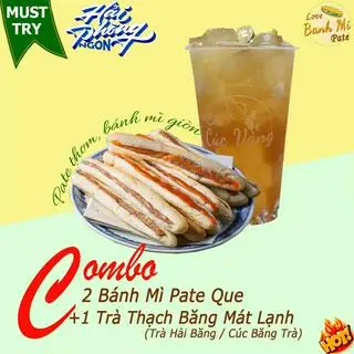 Hình ảnh Combo 2 Bánh Mì Que Pate + 1 Trà Thạch Băng 
