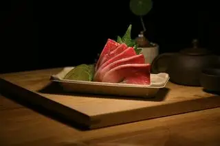 Hình ảnh Sashimi cá cam Nhật Bản