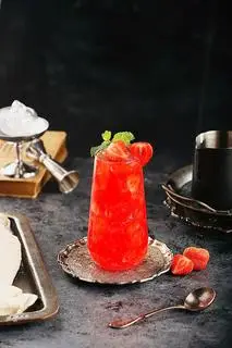 Hình ảnh Trà ô long dâu Đà Lạt