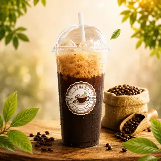 Hình ảnh Cà Phê Đen Đá pha máy