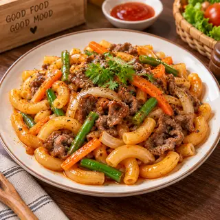 Hình ảnh Nui Xào Bò 
