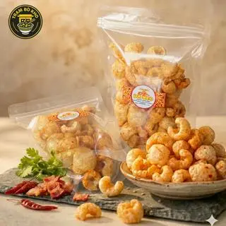 Hình ảnh COMBO 5 BỊCH DA HEO CHIÊN GIÒN MẮM TỎI 100G