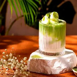 Hình ảnh Dừa - Matcha Cốt Dừa Đá Xay