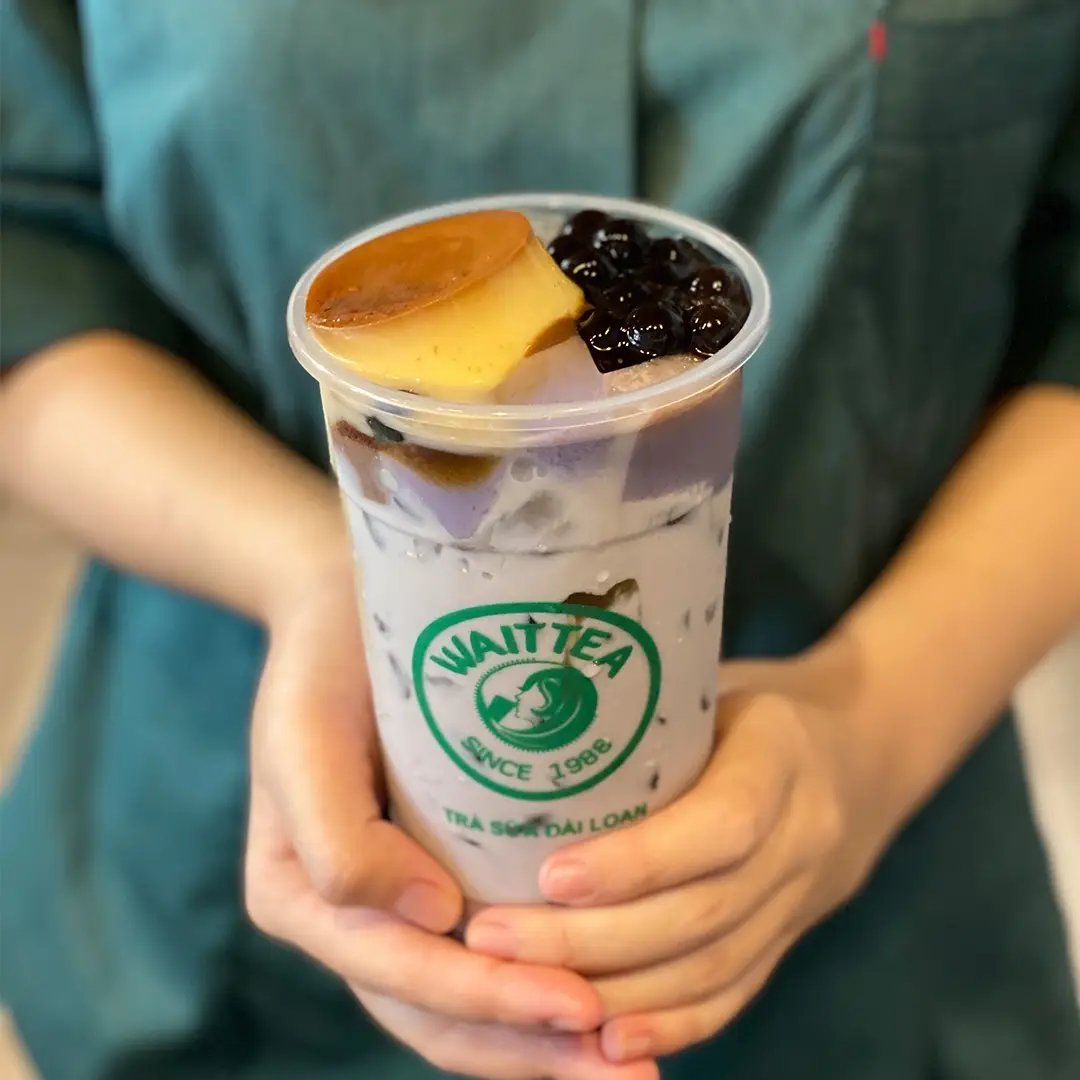 Hình ảnh trà sữa khoai môn đặc biệt 