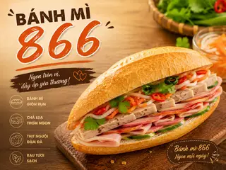 Hình ảnh Bánh mì chả lụa - thịt nguội