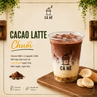 Hình ảnh Cacao Latte Chuối