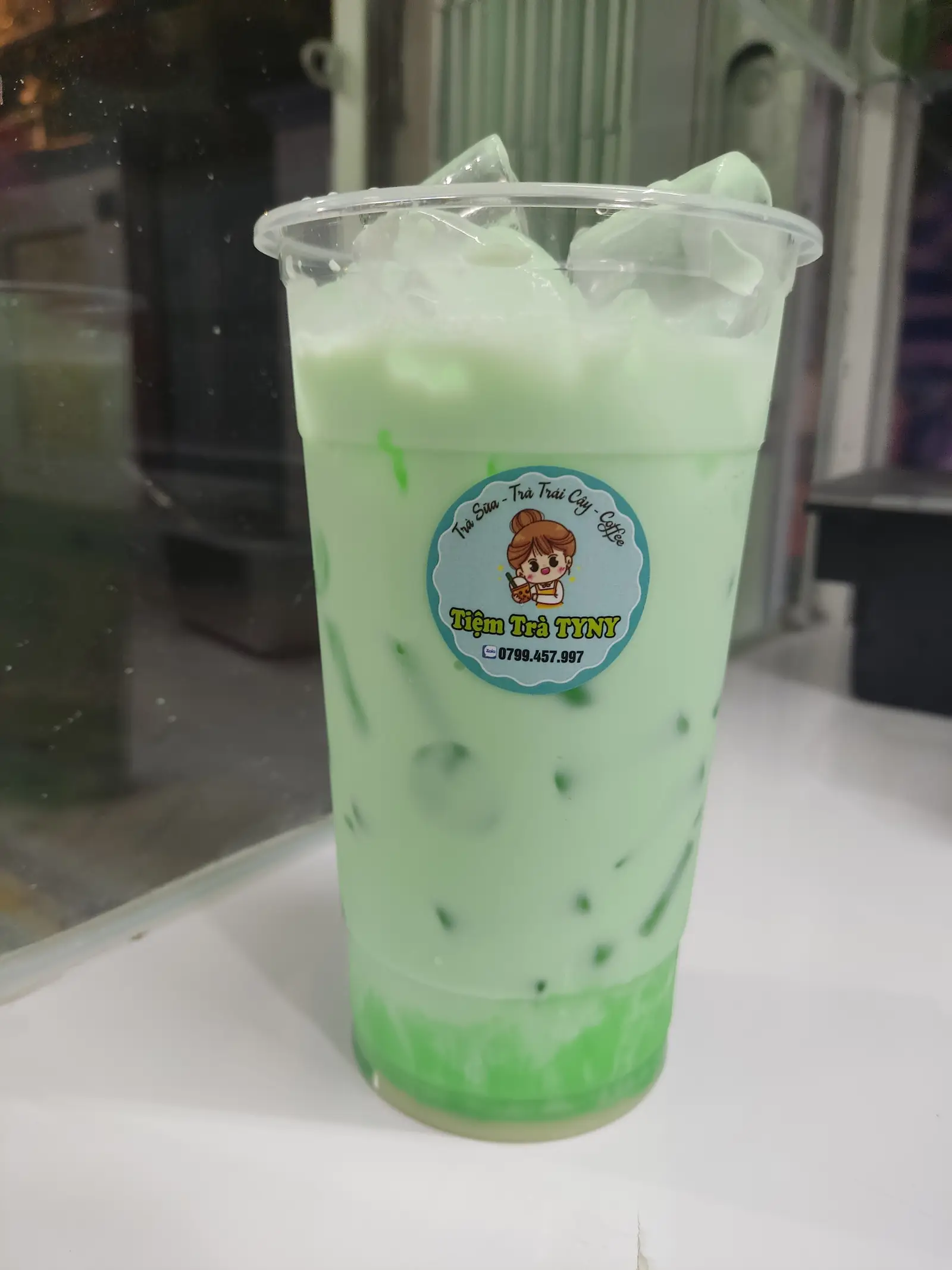 Hình ảnh Sữa tươi bạc hà