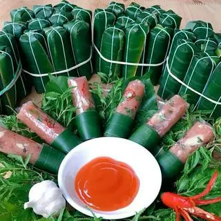 Hình ảnh nem chua thanh hóa chuẩn vị thanh 
