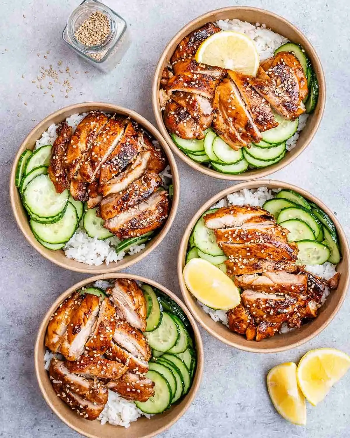 Hình ảnh Cơm Gà Má Đùi  BBQ Tiêu Đen