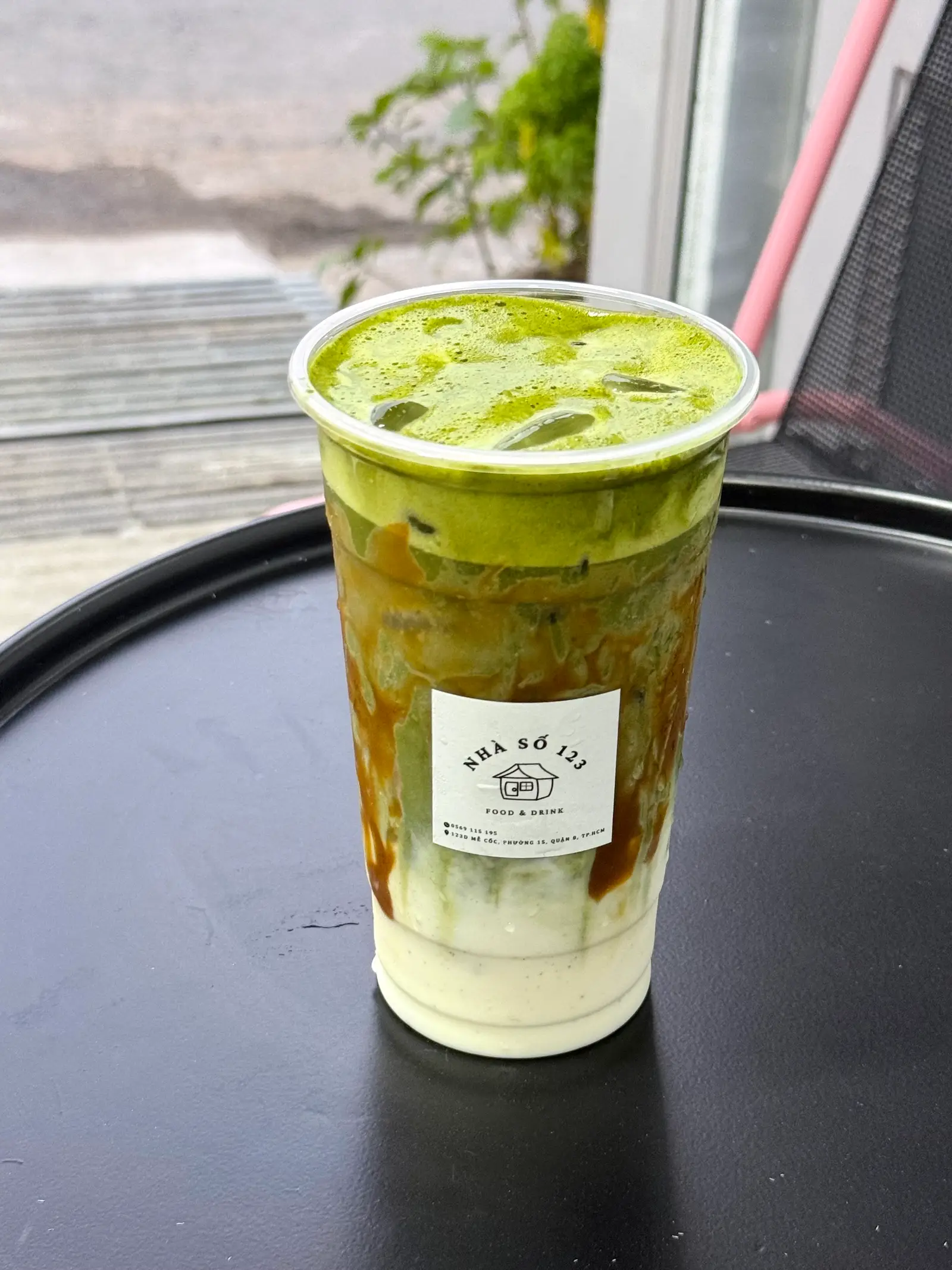 Hình ảnh Matcha latte caramel muối - Nhật Bản
