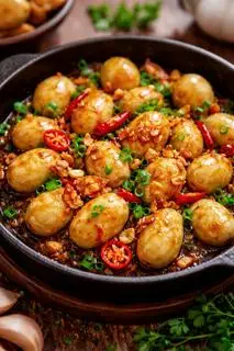 Hình ảnh Kê Gà Cháy Tỏi 