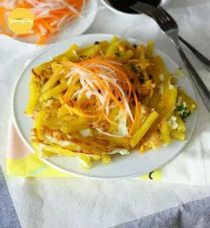Hình ảnh Nui Chiên 2 trứng