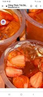 Hình ảnh trà dâu tây