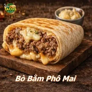 Hình ảnh Tacos Bò Bằm Phô Mai