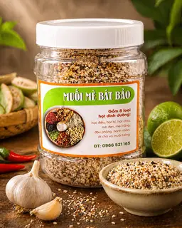 Hình ảnh Muối mè bát bảo
