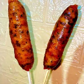 Hình ảnh Dồi sụn chiên sốt cay Hàn 2 cái