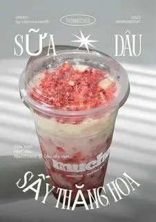 Hình ảnh Sữa dâu sấy thăng hoa