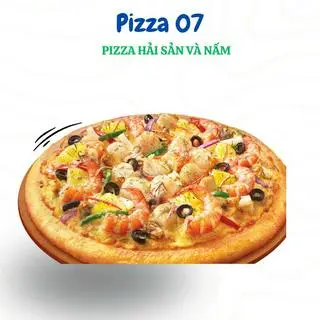 Hình ảnh Pizza hải sản và nấm