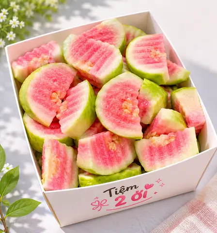 Hình ảnh ổi hồng nhà trồng