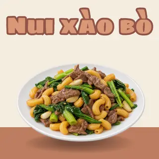 Hình ảnh Nui xào bò
