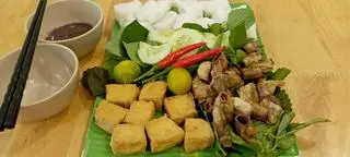 Hình ảnh Số 7: Bún đậu lòng non chiên