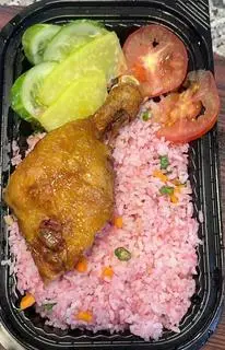 Hình ảnh Cơm chiên đùi tỏi Ok